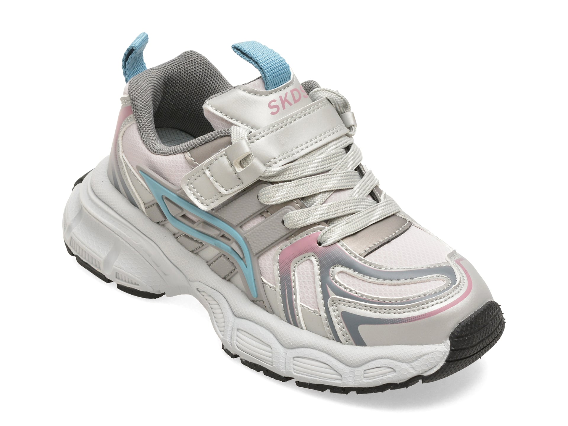 Pantofi sport SELECTION KIDS gri, W176, din piele ecologica