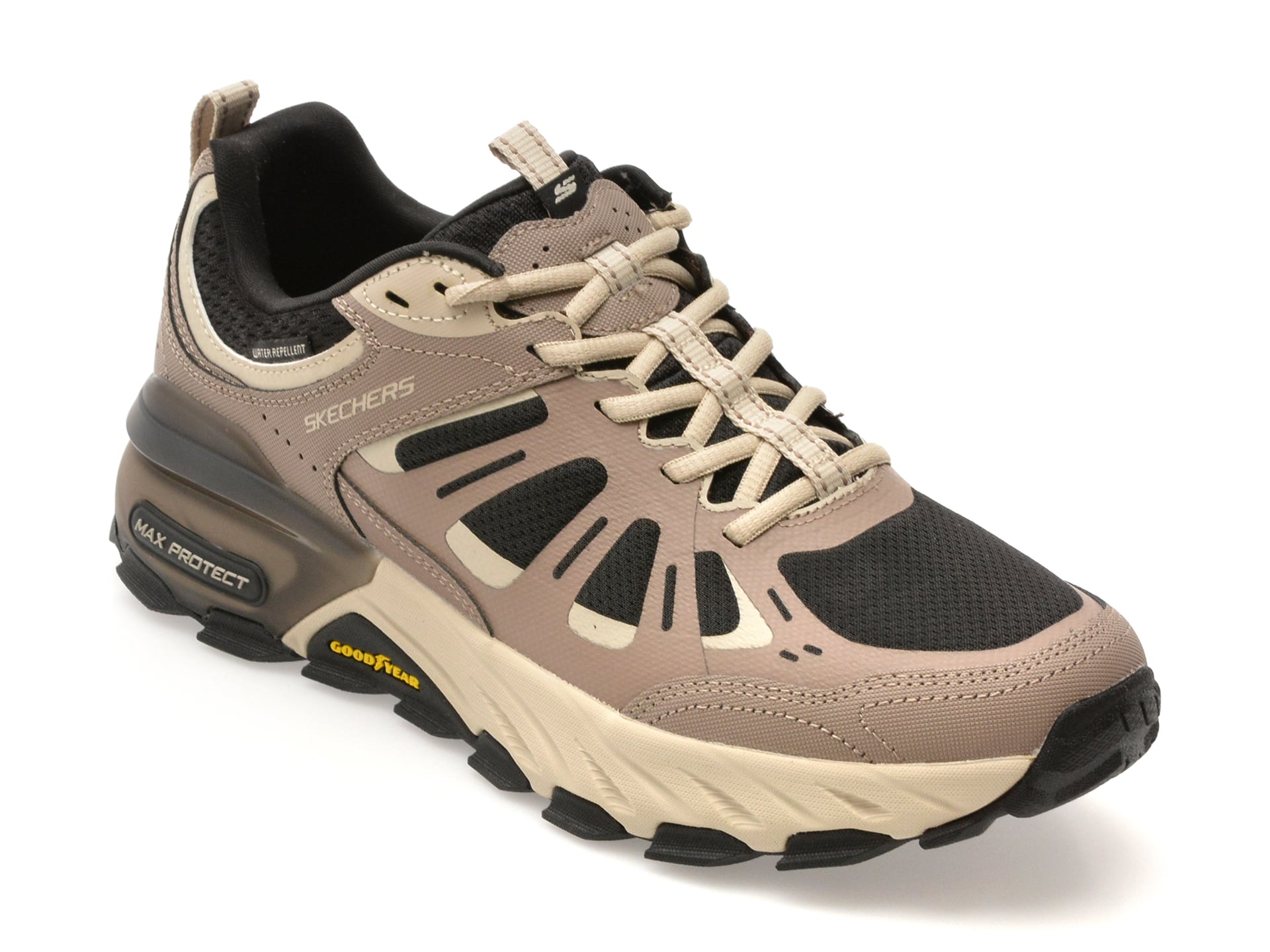Pantofi sport SKECHERS gri, MAX PROTECT, din material textil
