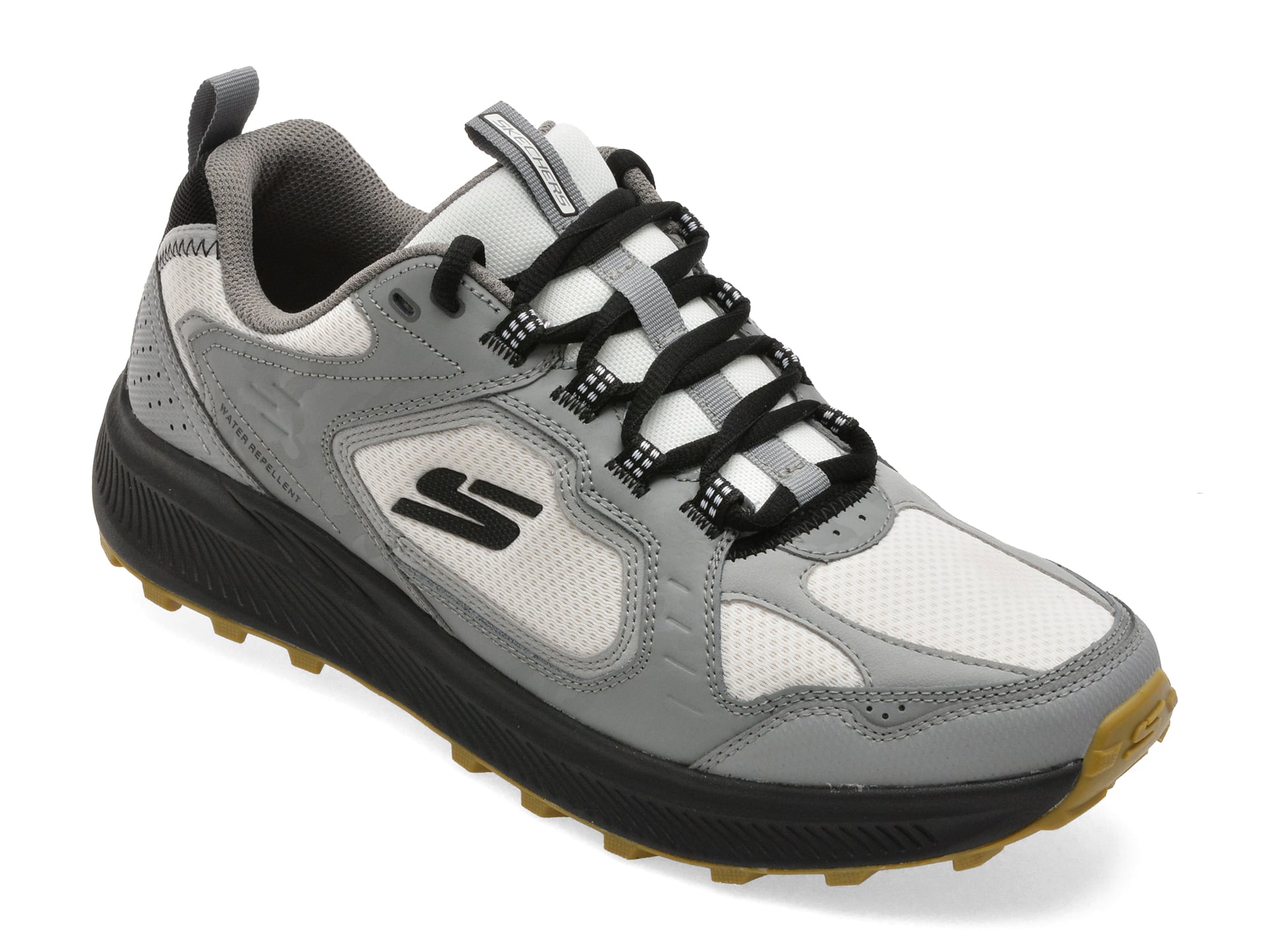 Pantofi sport SKECHERS gri, RIDGESTAR, din material textil