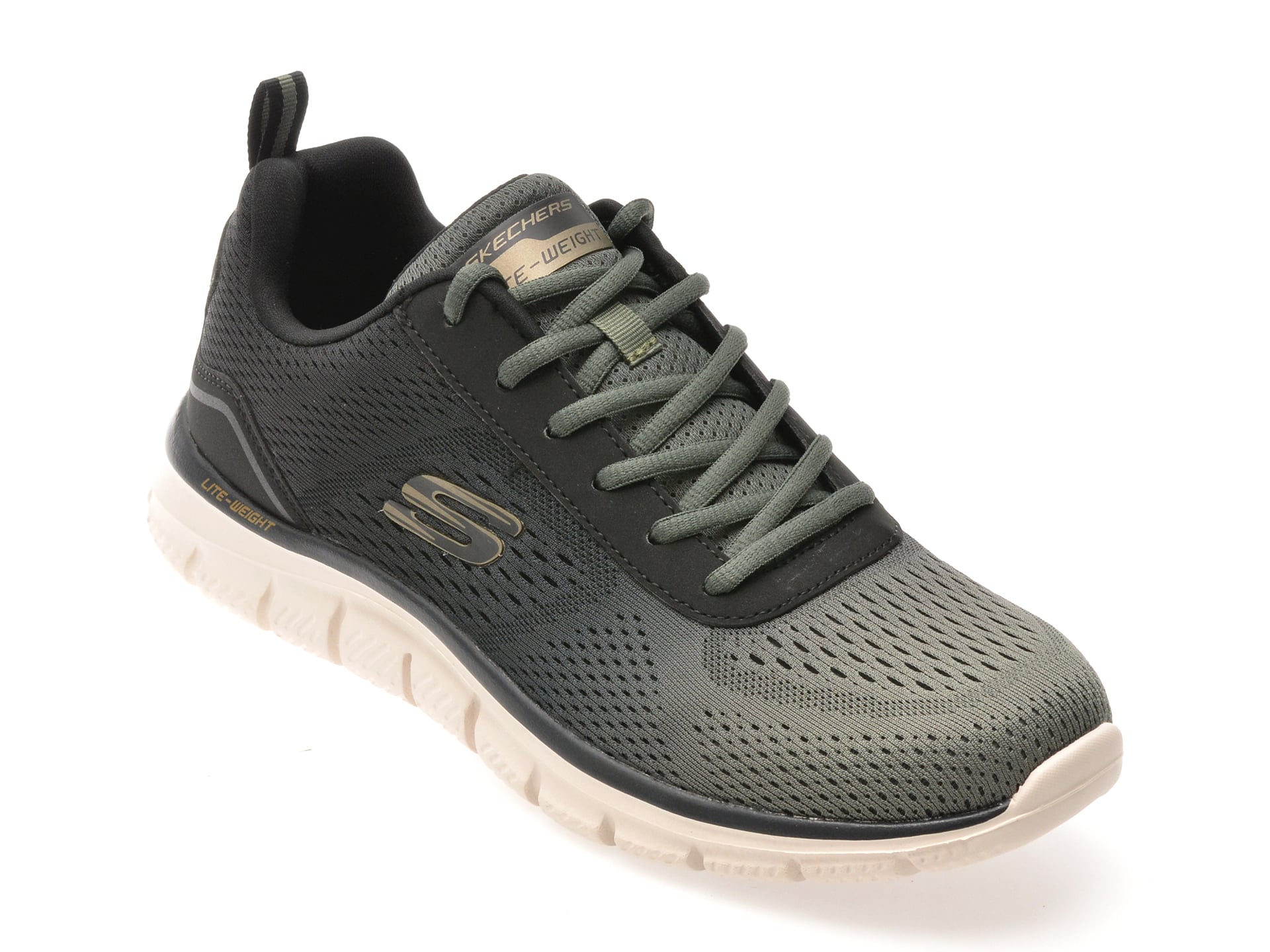 Pantofi sport SKECHERS kaki, TRACK, din material textil