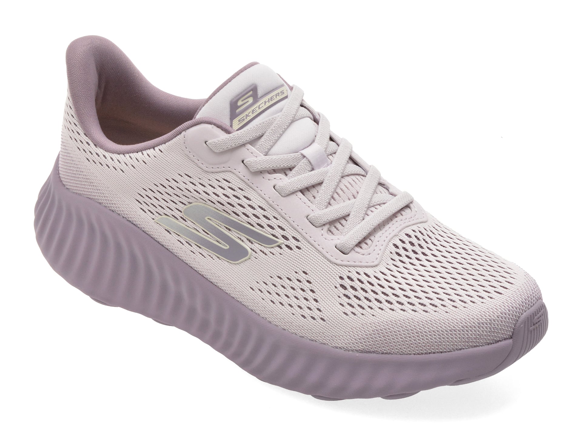 Pantofi sport SKECHERS mov, GO RUN NOW, din material textil