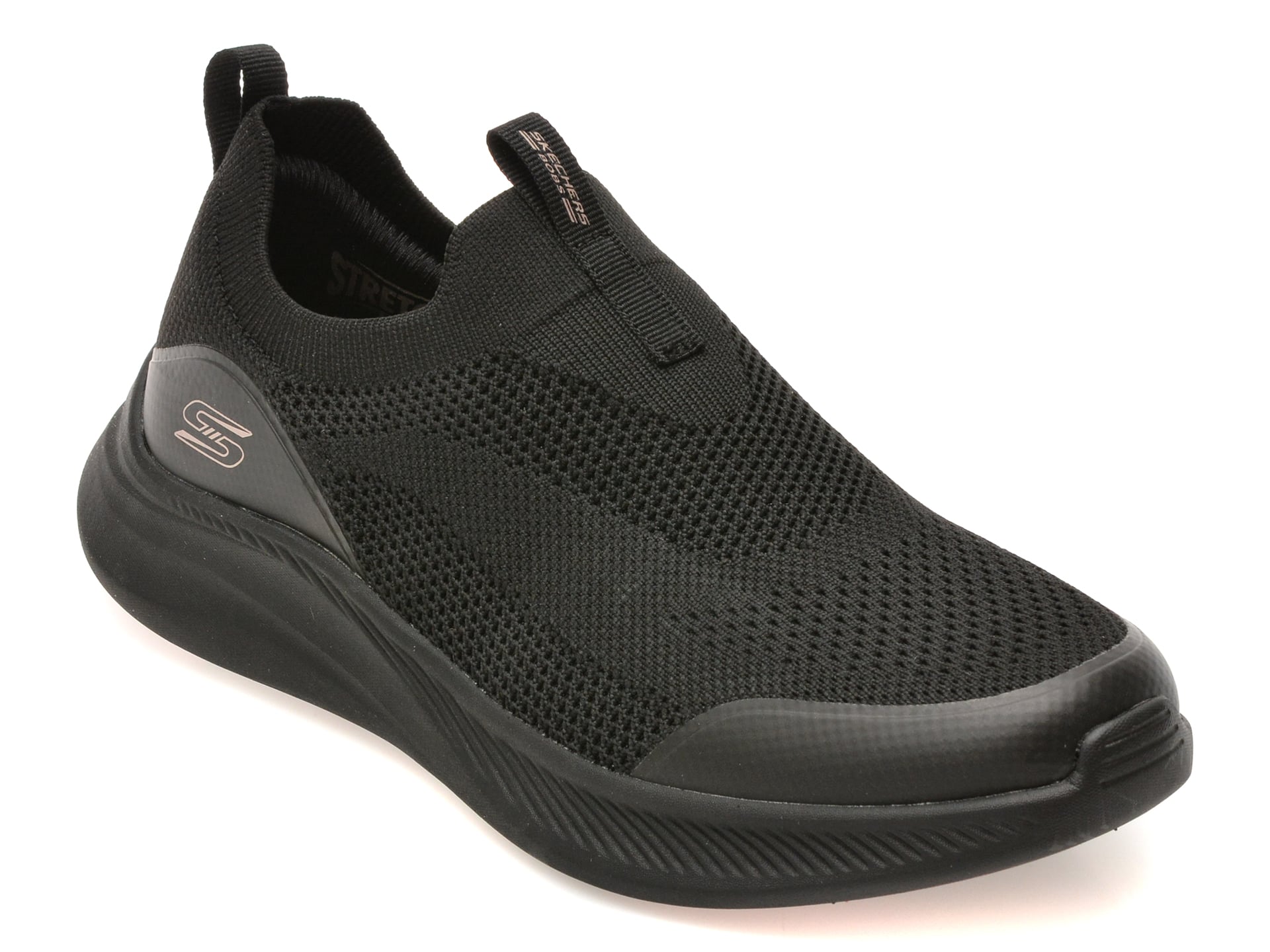 Pantofi sport SKECHERS negri, 117734, din material textil