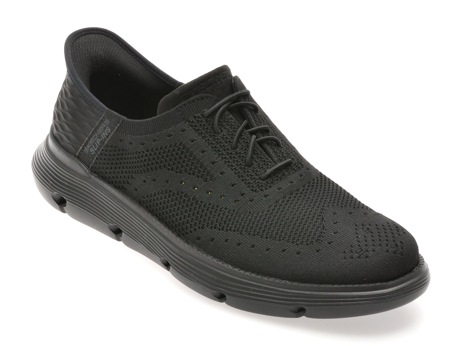 Pantofi sport SKECHERS negri, GARZA, din material textil