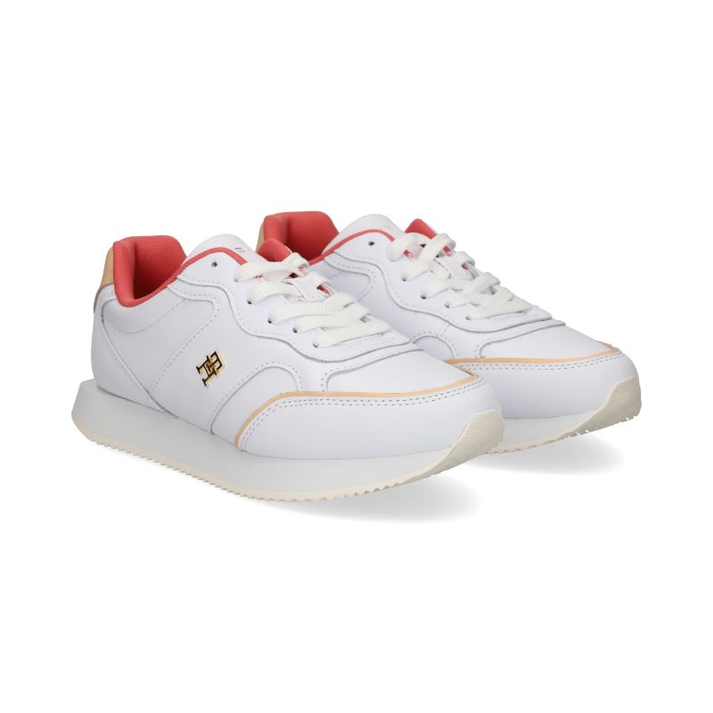 Pantofi sport Tommy Hilfiger LEATHER RUNNER - poza 2