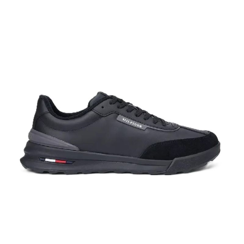 Pantofi sport Tommy Hilfiger RETRO RUNNER MIX LEATHER - poza 1