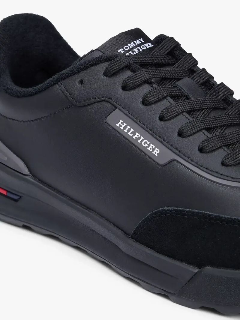 Pantofi sport Tommy Hilfiger RETRO RUNNER MIX LEATHER - poza 3