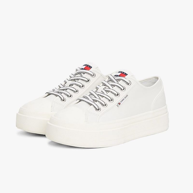 Pantofi sport Tommy Hilfiger TJW FOXING VULC LC LEATHER - poza 3