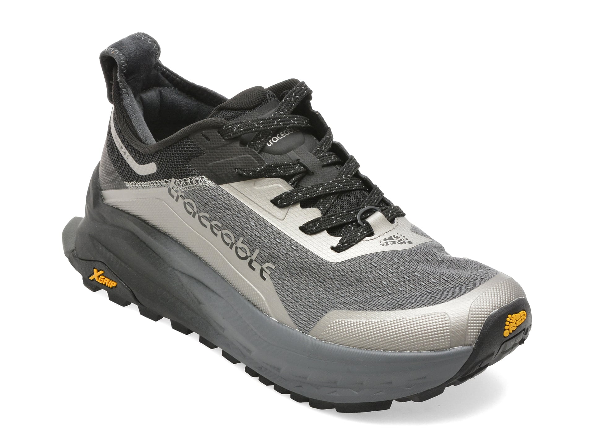 Pantofi sport TRACEABLE gri, 6661, din material textil