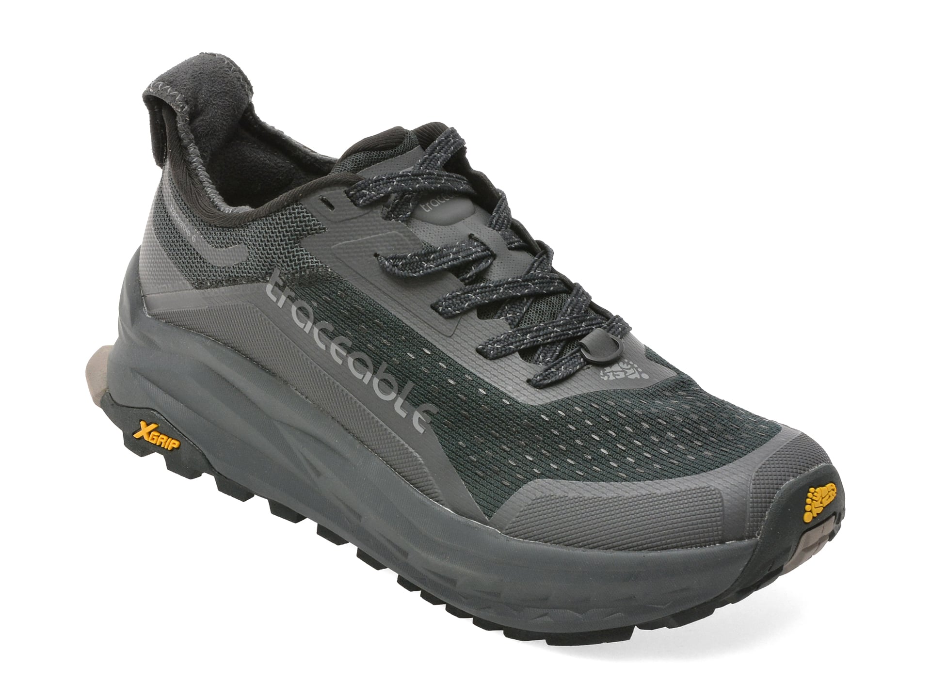 Pantofi sport TRACEABLE negri, 6661, din material textil