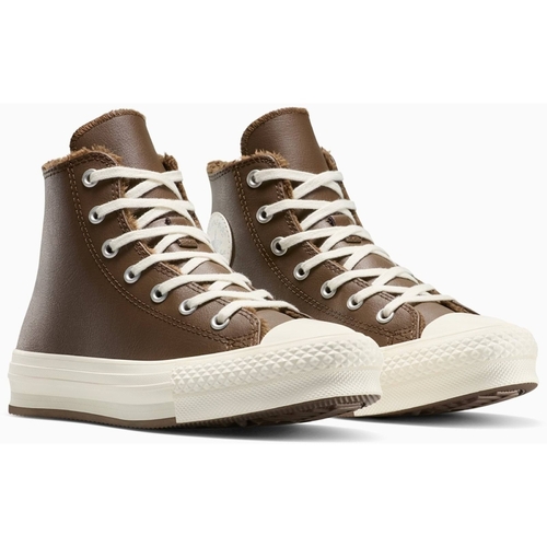 Pantofi sport unisex Converse Chuck Taylor All Star Lift Leather Platform A16430C - poza 3