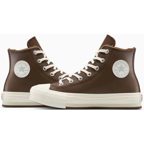 Pantofi sport unisex Converse Chuck Taylor All Star Lift Leather Platform A16430C - poza 4