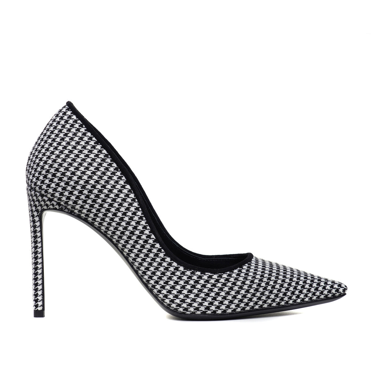 Pantofi Zurra Pepit Textil, Alb/Negru - Premium Collection - 39 / 10 cm