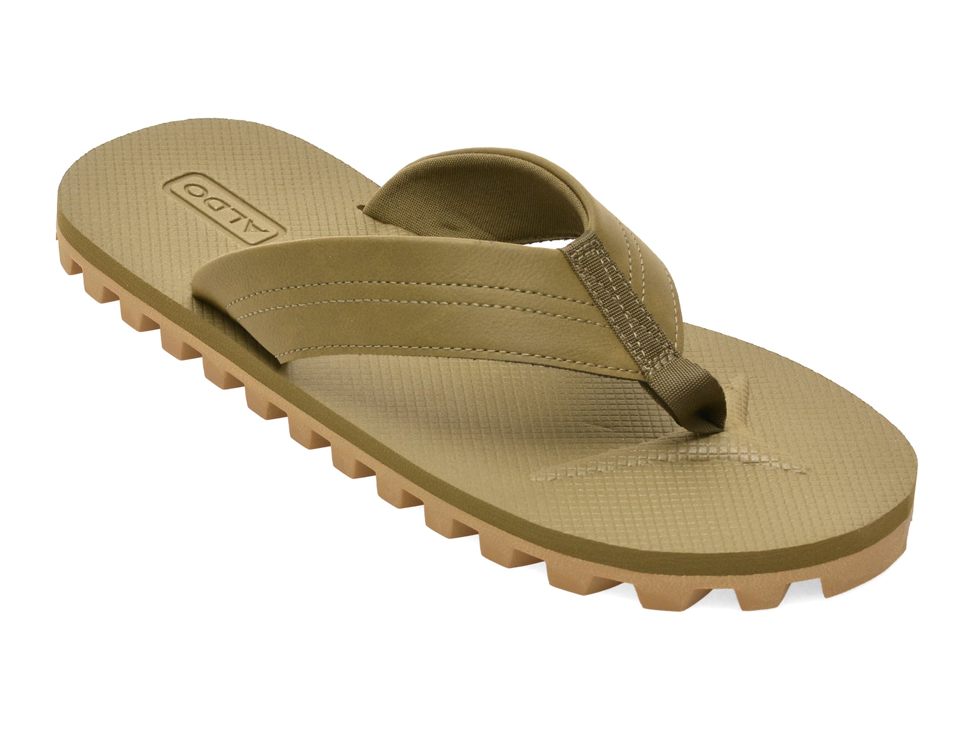 Papuci ALDO kaki, HIDEAWAY 250, din piele ecologica