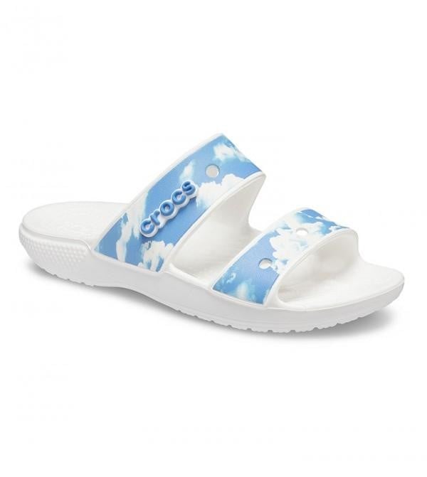 Papuci Classic Crocs Out of this World Sandal Alb - White - poza 4
