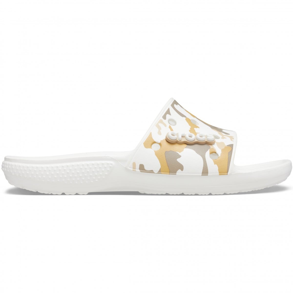 Papuci Classic Crocs Printed Camo Slide Alb - White/Multi - poza 1