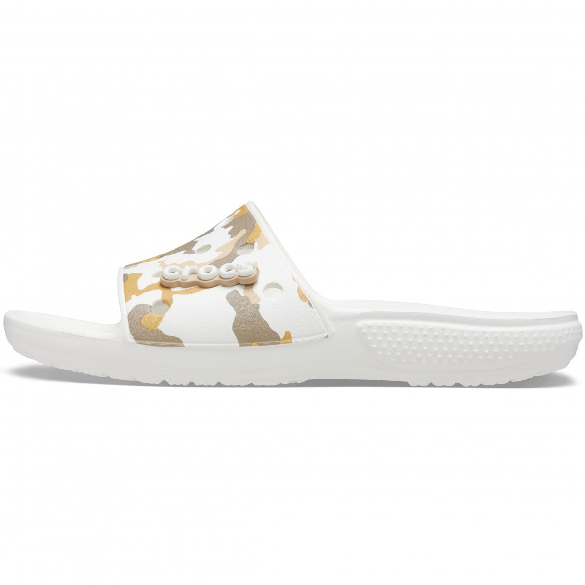 Papuci Classic Crocs Printed Camo Slide Alb - White/Multi - poza 2