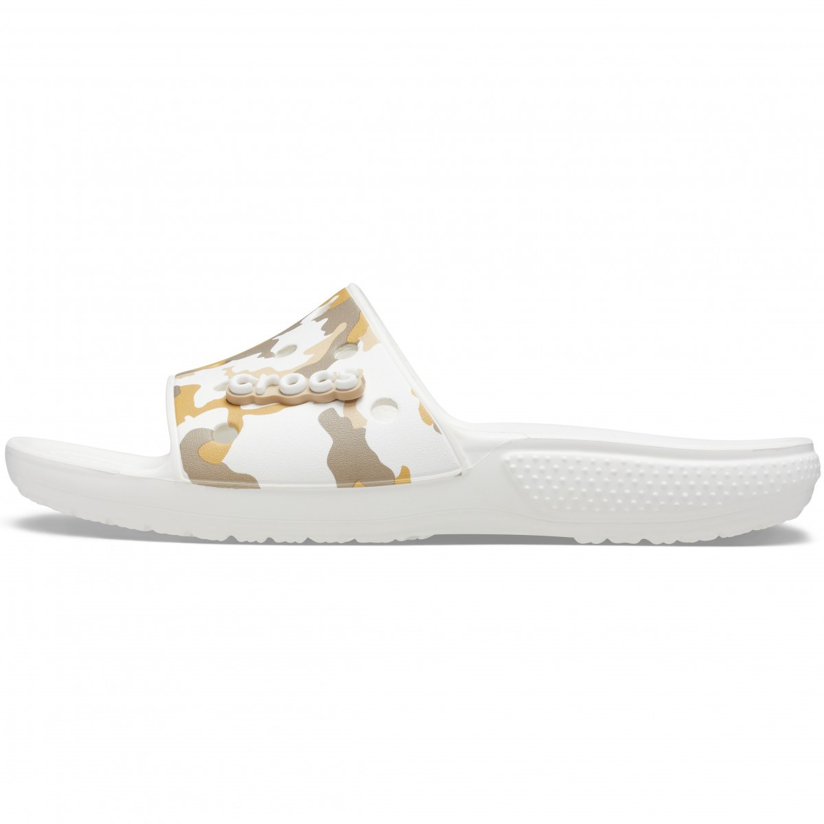Papuci Classic Crocs Printed Camo Slide Alb - White/Multi - poza 2