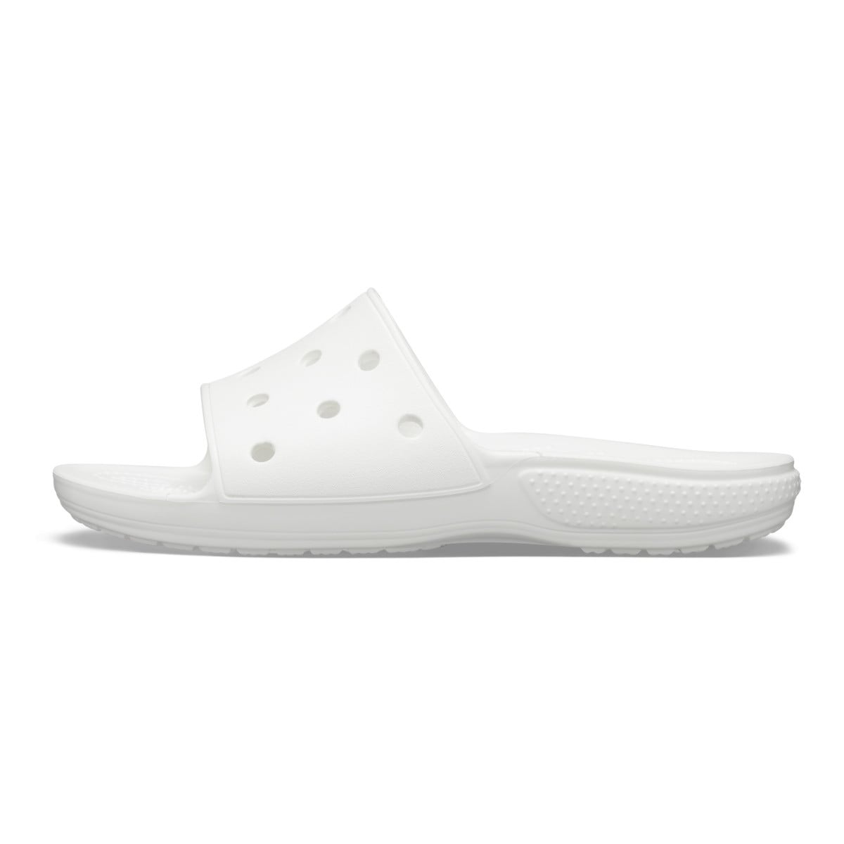 Papuci Classic Crocs Slide Iconic Crocs Comfort Alb - White - poza 3