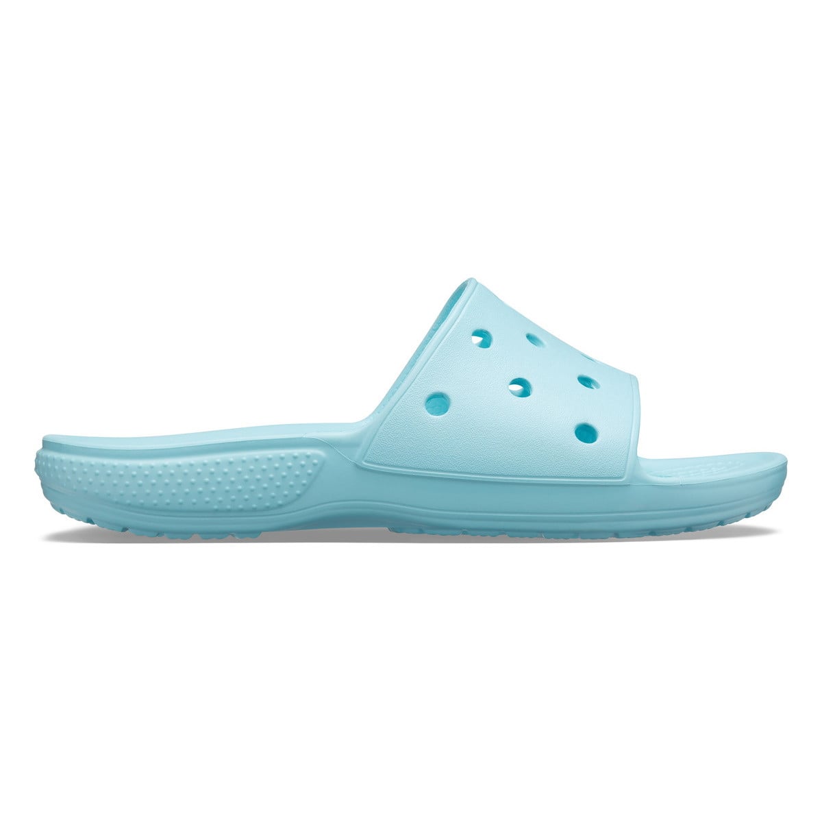 Papuci Classic Crocs Slide Iconic Crocs Comfort Albastru deschis - Ice Blue - poza 1