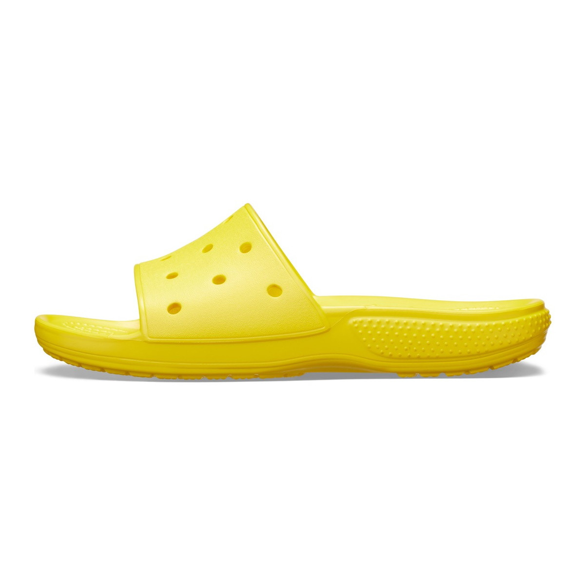 Papuci Classic Crocs Slide Iconic Crocs Comfort Galben - Lemon - poza 3