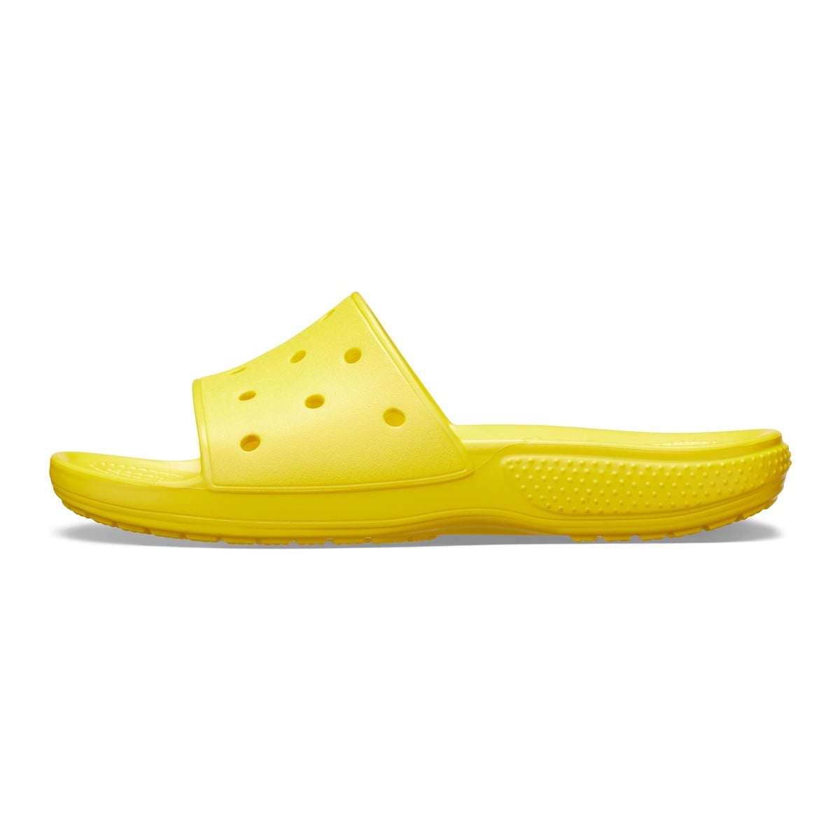 Papuci Classic Crocs Slide Iconic Crocs Comfort Galben - Lemon - poza 3