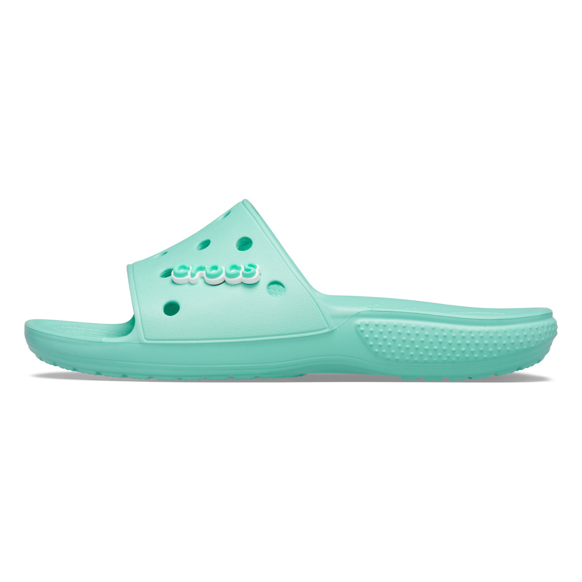 Papuci Classic Crocs Slide Iconic Crocs Comfort Verde - Pistachio - poza 3