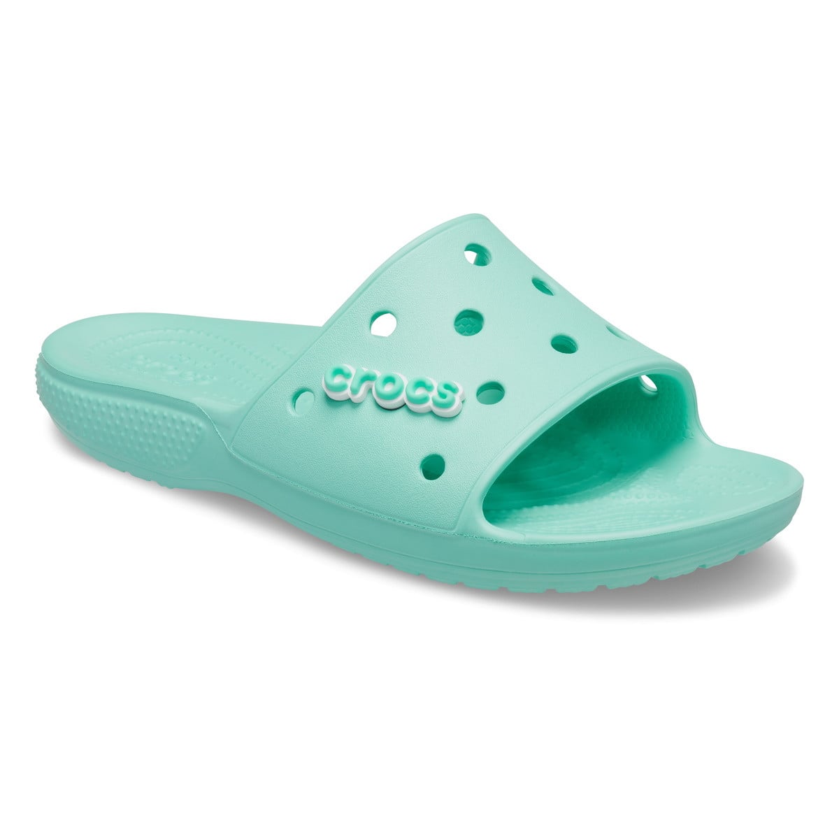 Papuci Classic Crocs Slide Iconic Crocs Comfort Verde - Pistachio - poza 2