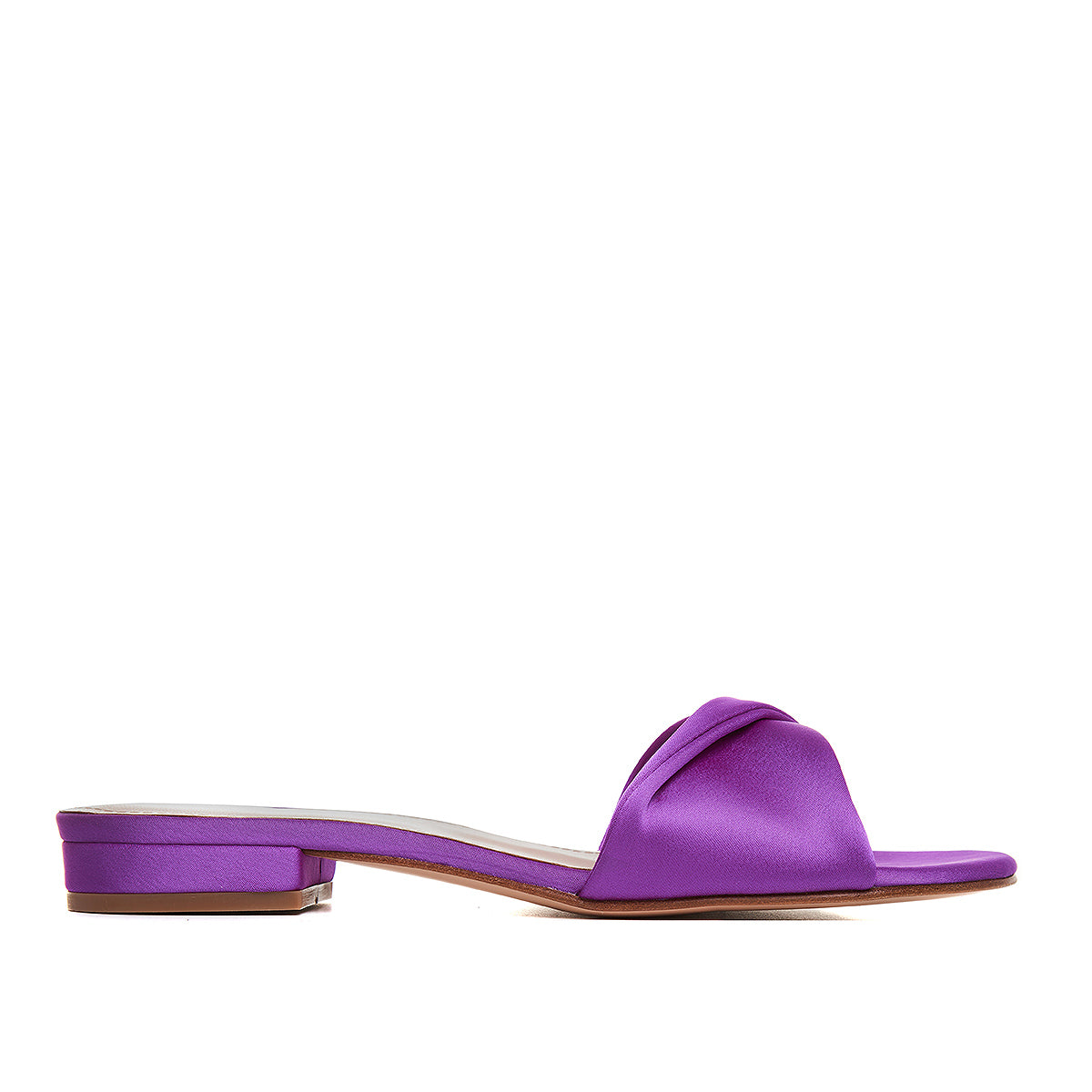 Papuci Cleo Satin, Mov - 35 / 8cm