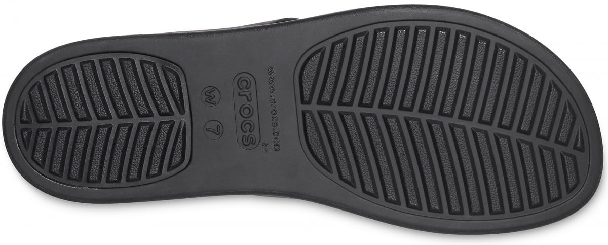 Papuci Crocs Brooklyn Mid Wedge Negru - Black/Black - poza 4