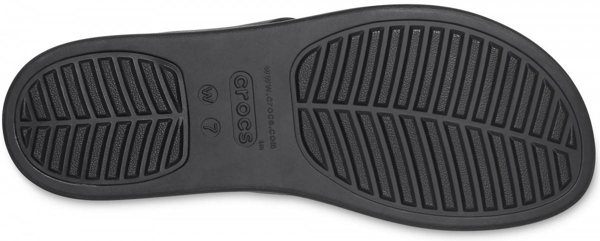 Papuci Crocs Brooklyn Mid Wedge Negru - Black/Black - poza 4