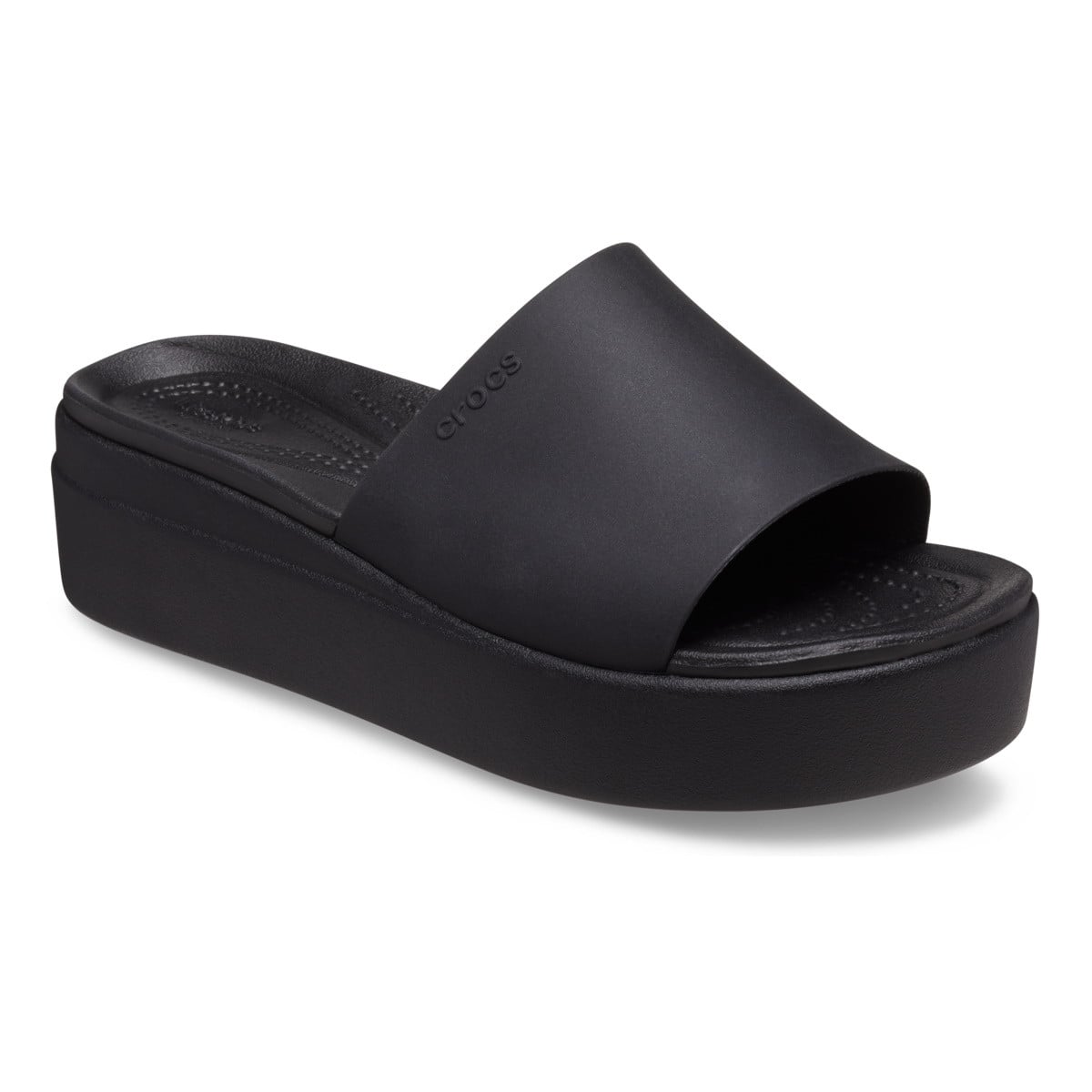 Papuci Crocs Brooklyn Slide Negru - Black - poza 2