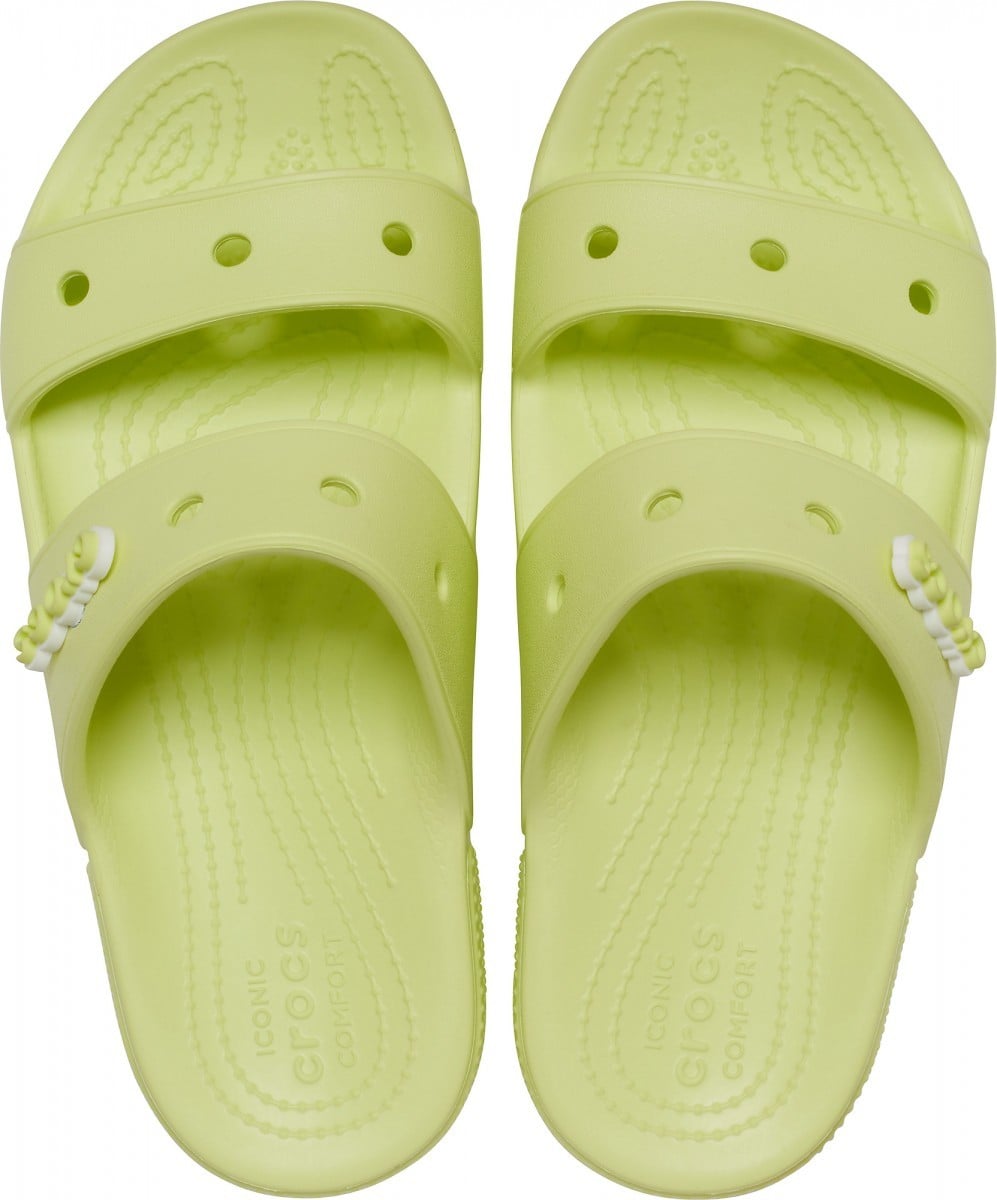 Papuci Crocs Classic Crocs Sandal Galben - Lime Zest - poza 3