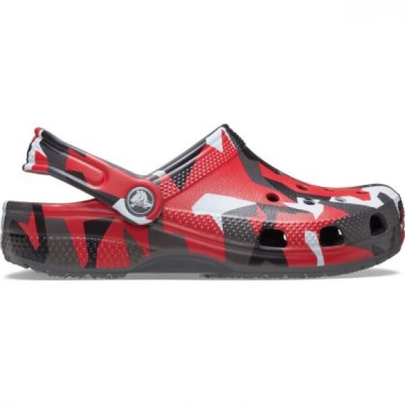 Papuci Crocs Classic Geo Camo Clog K - poza 1
