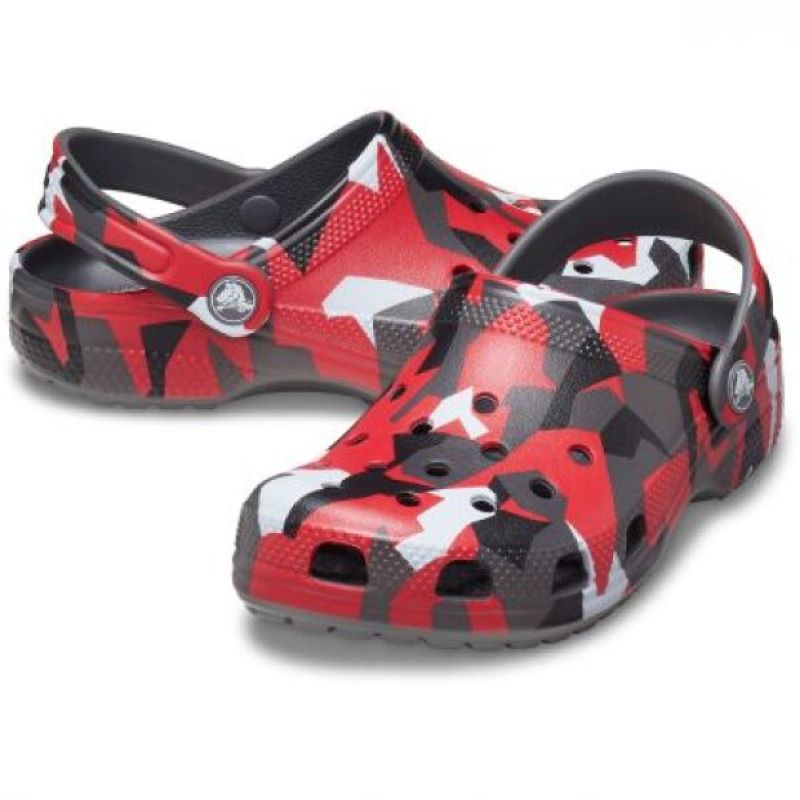 Papuci Crocs Classic Geo Camo Clog K - poza 2