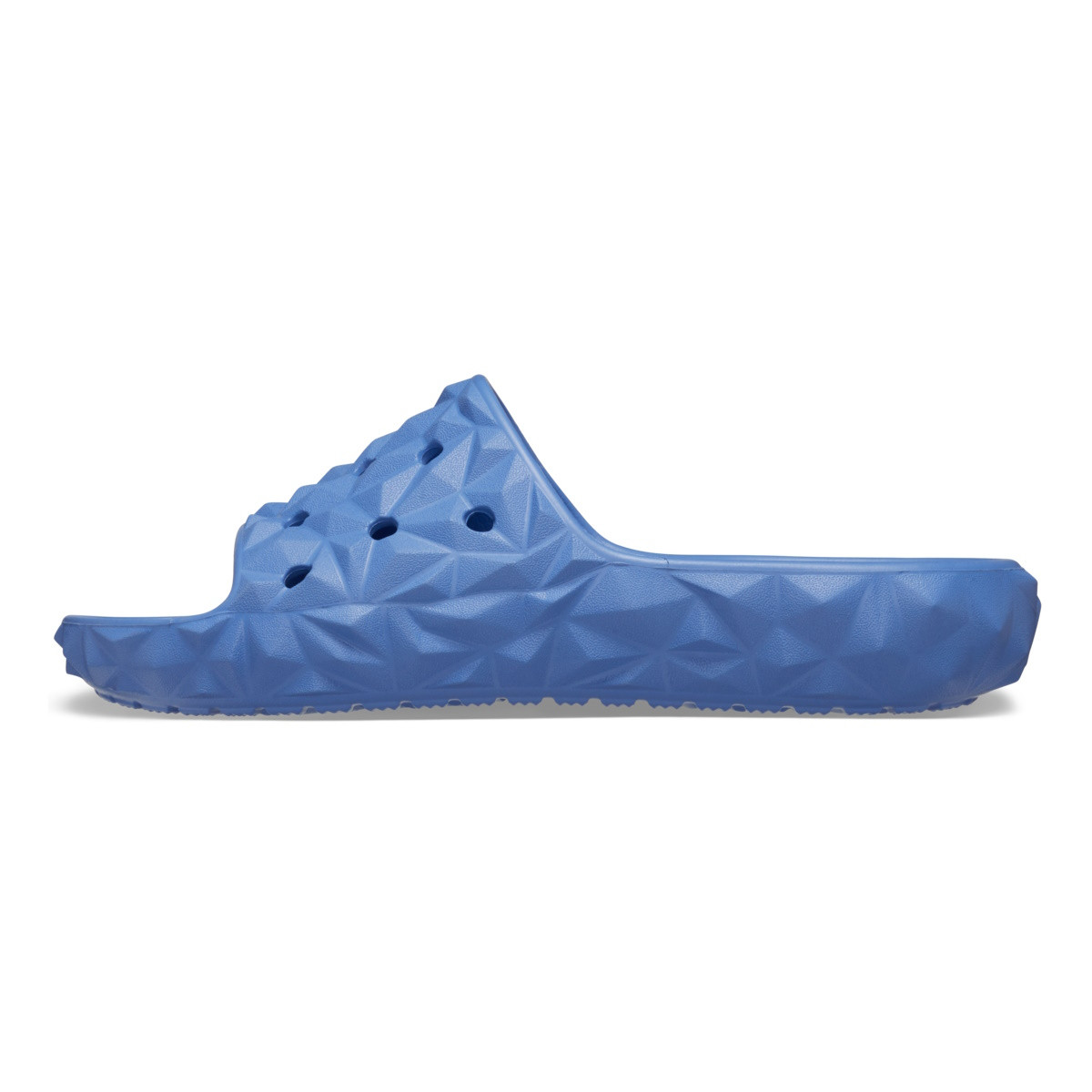 Papuci Crocs Classic Geometric Slide v2 Albastru - Elemental Blue - poza 3
