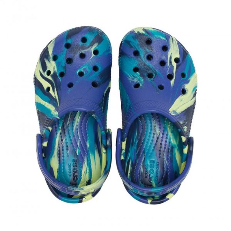 Papuci Crocs Classic Marbled Clog K - poza 3