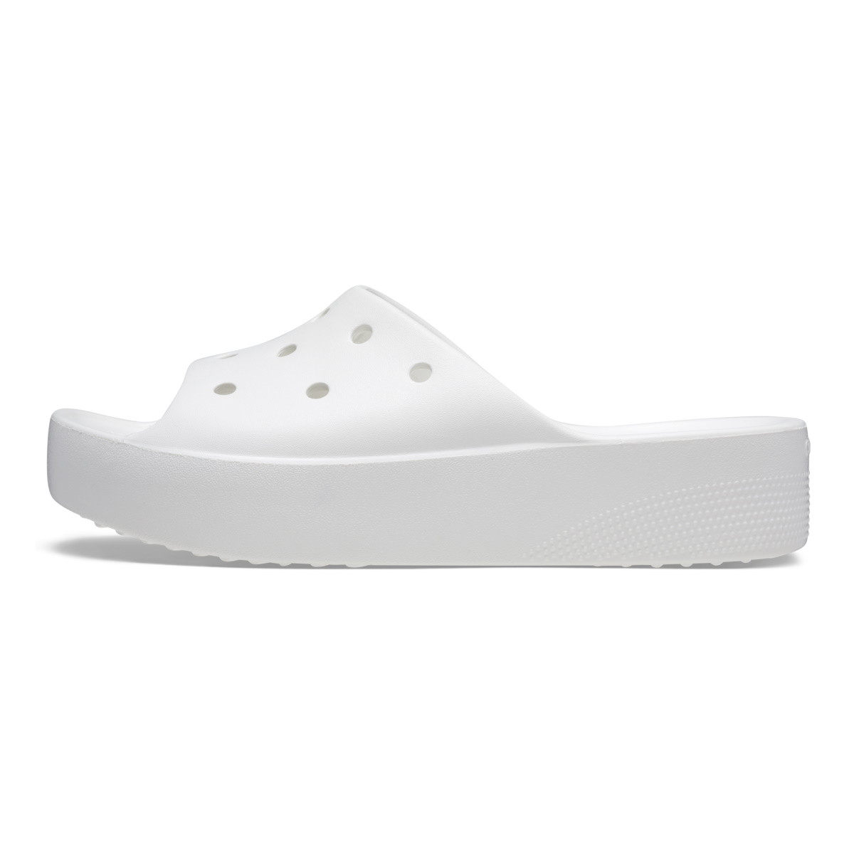 Papuci Crocs Classic Platform Slide Alb - White - poza 3