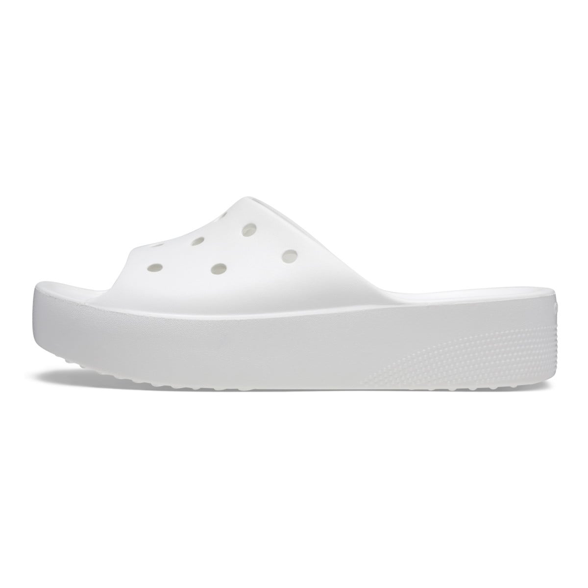 Papuci Crocs Classic Platform Slide Alb - White - poza 3