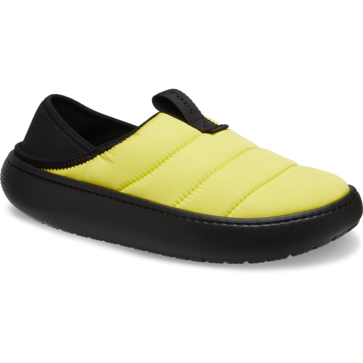Papuci Crocs Classic Puff Moc Galben - Cyber Yellow/Multi - poza 2