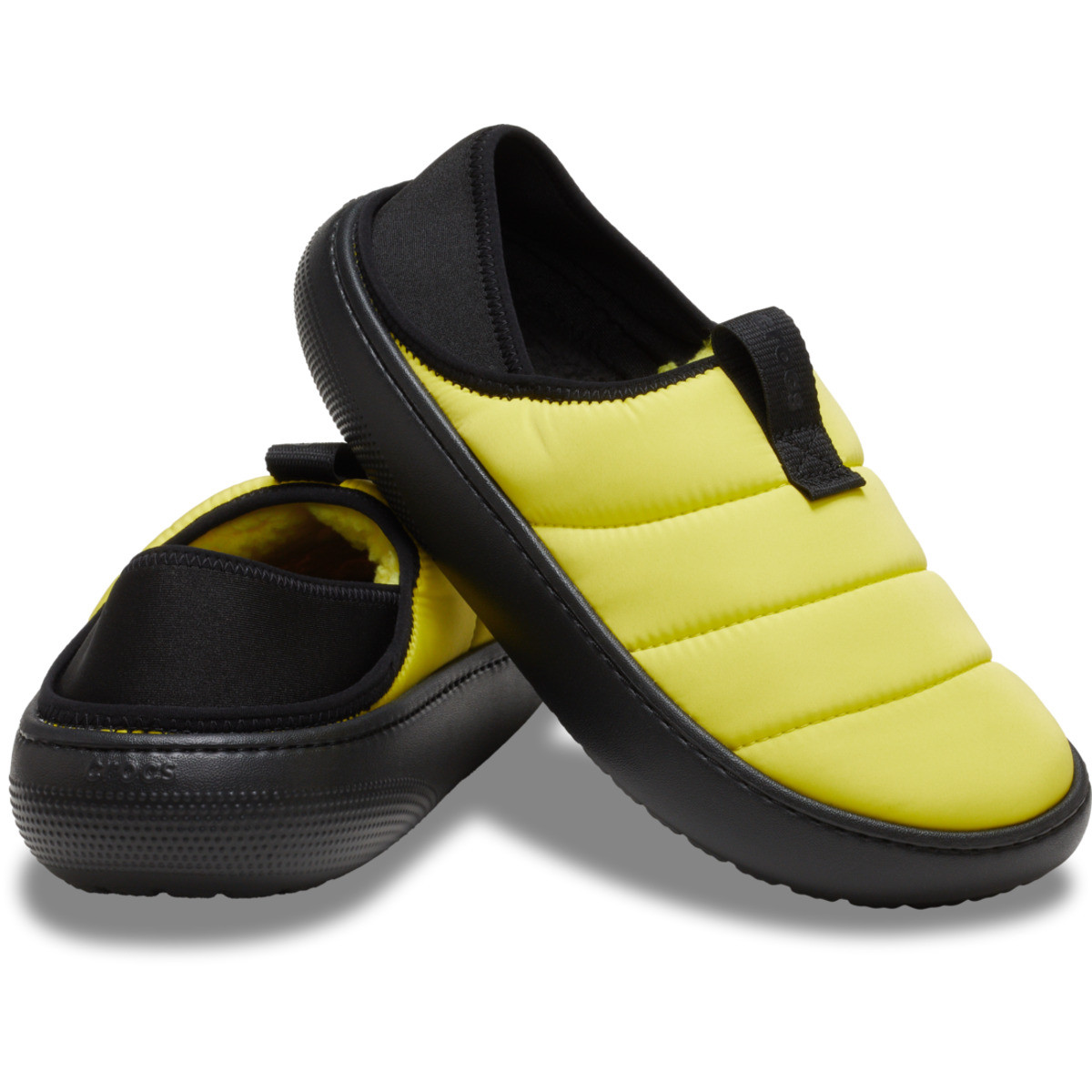 Papuci Crocs Classic Puff Moc Galben - Cyber Yellow/Multi - poza 4