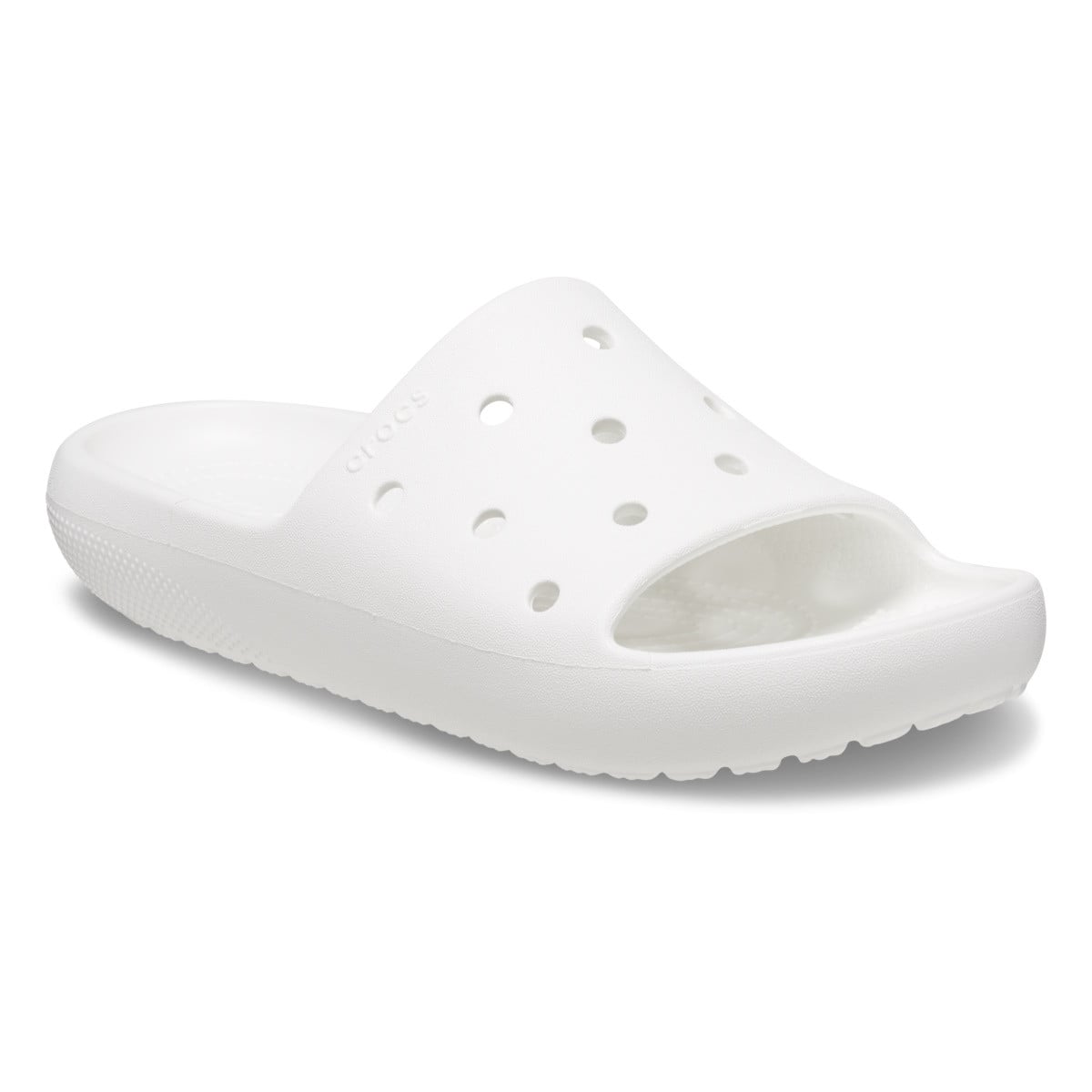 Papuci Crocs Classic Slide V2 Alb - White - poza 2