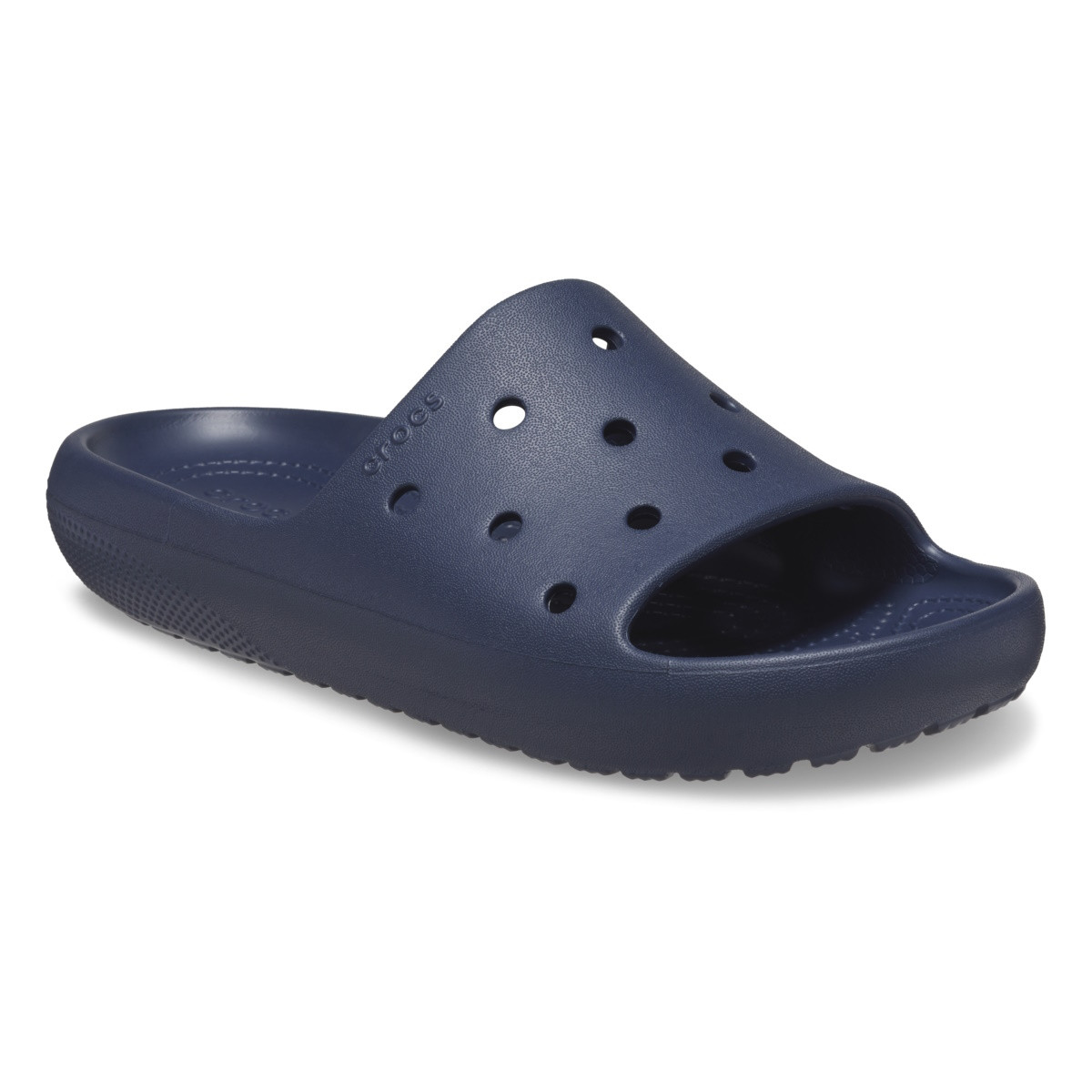 Papuci Crocs Classic Slide V2 Albastru - Navy - poza 2