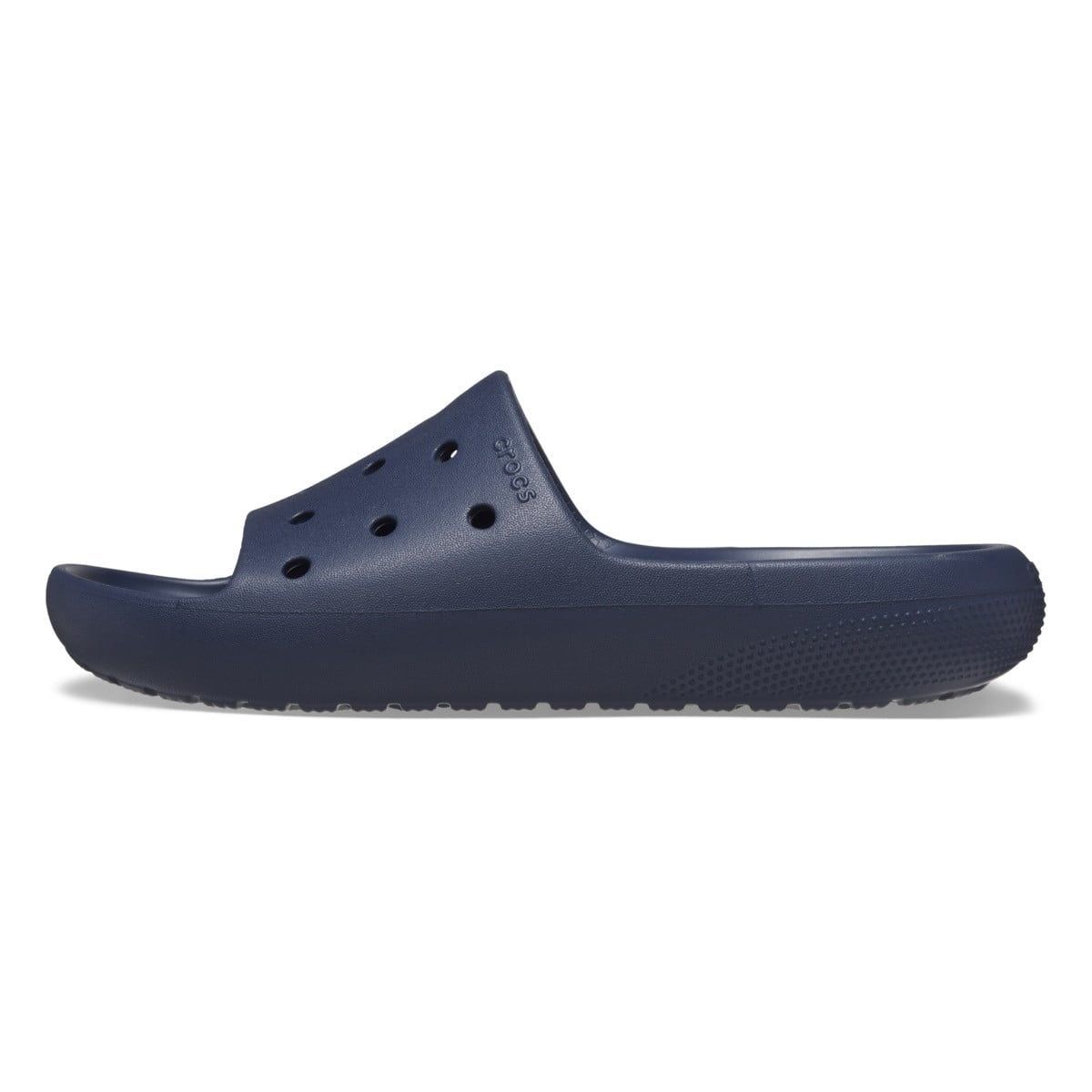Papuci Crocs Classic Slide V2 Albastru - Navy - poza 3