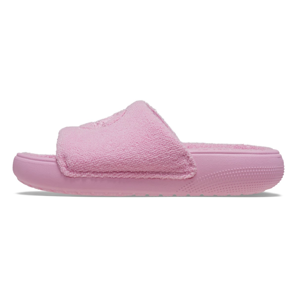 Papuci Crocs Classic Towel Slide Roz - Pink Tweed - poza 3