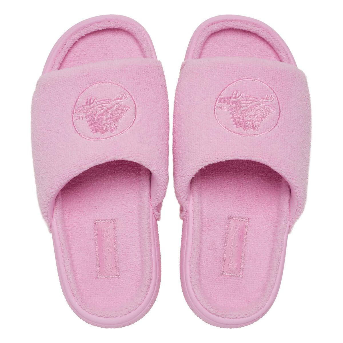 Papuci Crocs Classic Towel Slide Roz - Pink Tweed - poza 5