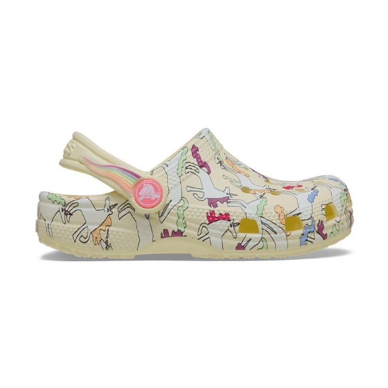 Papuci Crocs Classic Unicorn Graphic Clog T