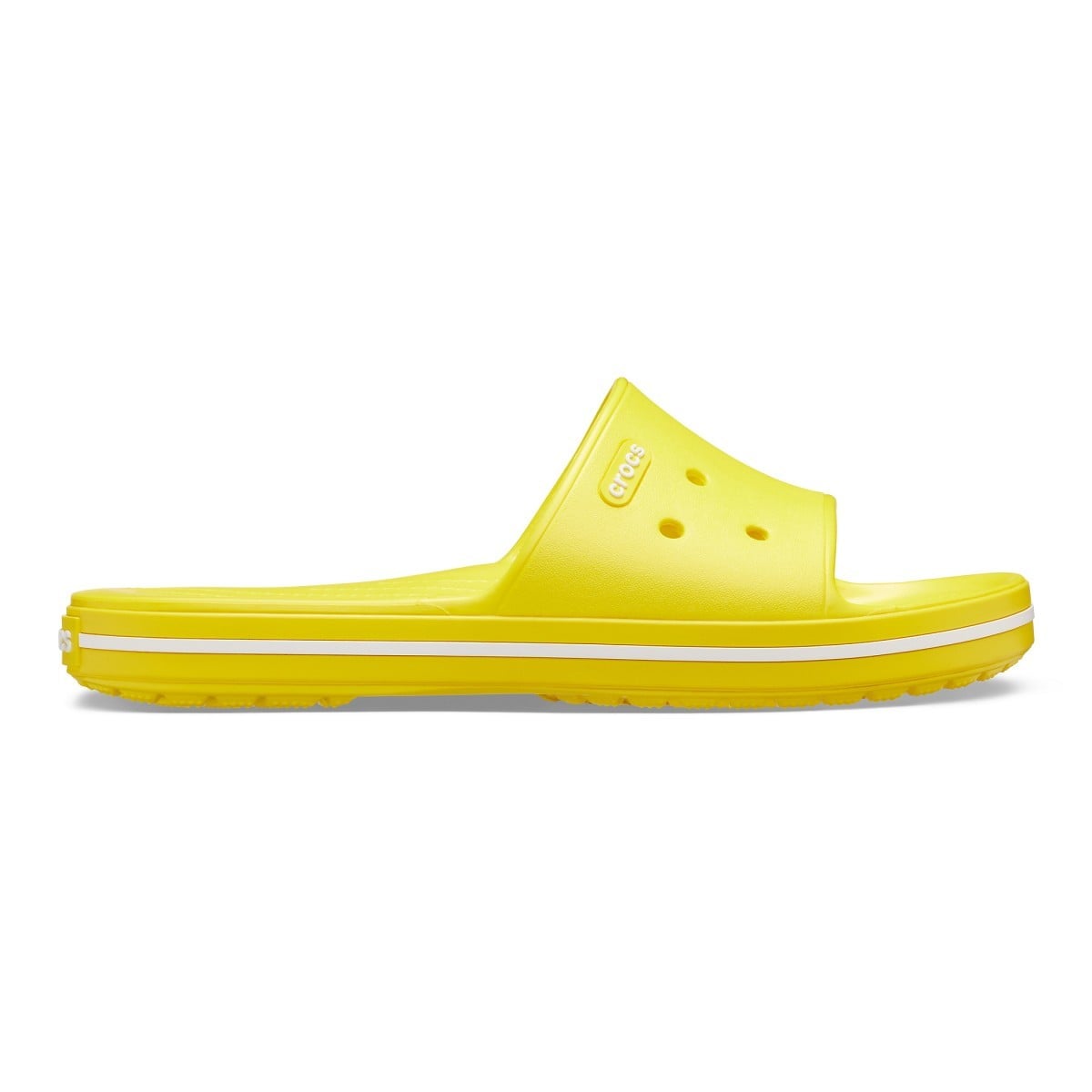 Papuci Crocs Crocband III Slide Galben - Lemon/White - poza 1