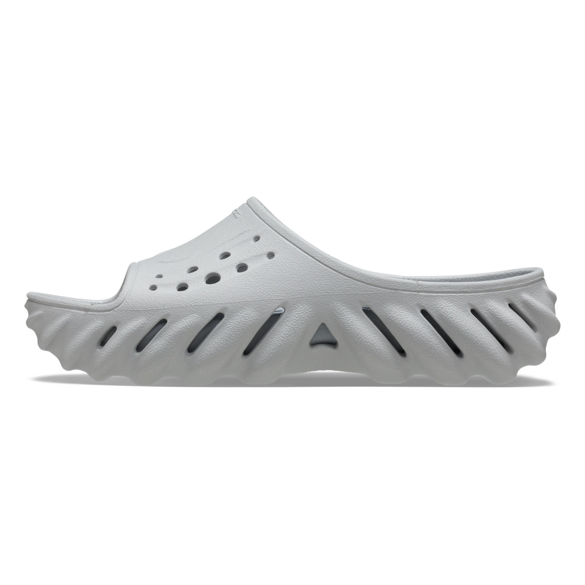 Papuci Crocs Echo Slide Gri - Atmosphere - poza 3