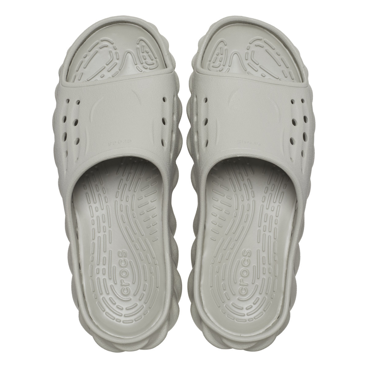 Papuci Crocs Echo Slide Gri - Elephant - poza 5