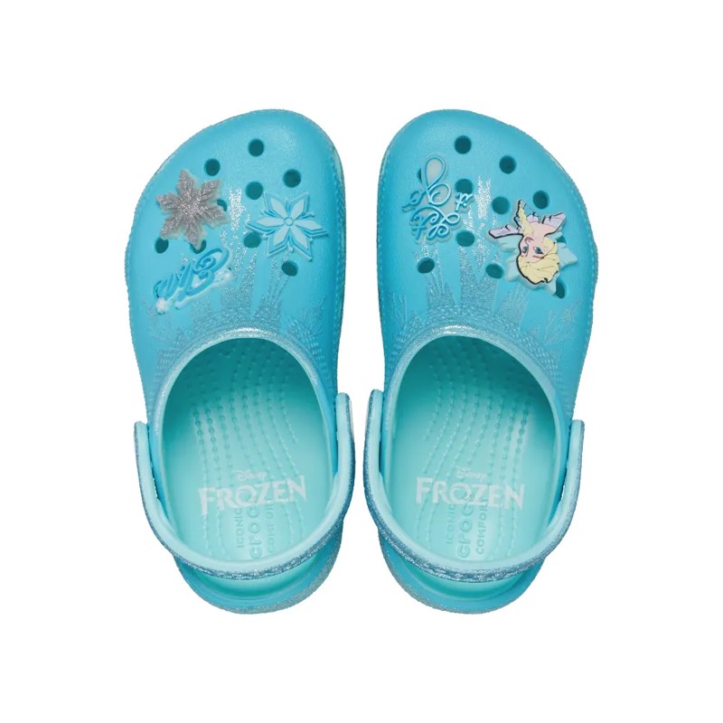 Papuci Crocs Frozen Elsa Classic Clog T - poza 2